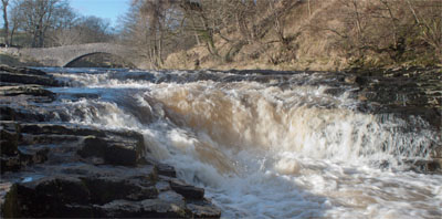Stainforth Force and packhorse bridge