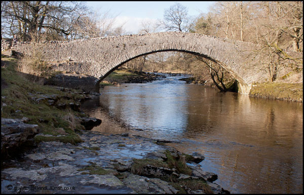 Stainforth Packhorse Bridge, North Yorkshire. The first bridge on this site was built in the 1670s
