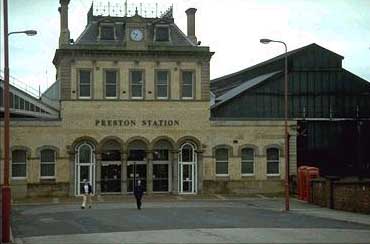 [photograph of Preston railway station]